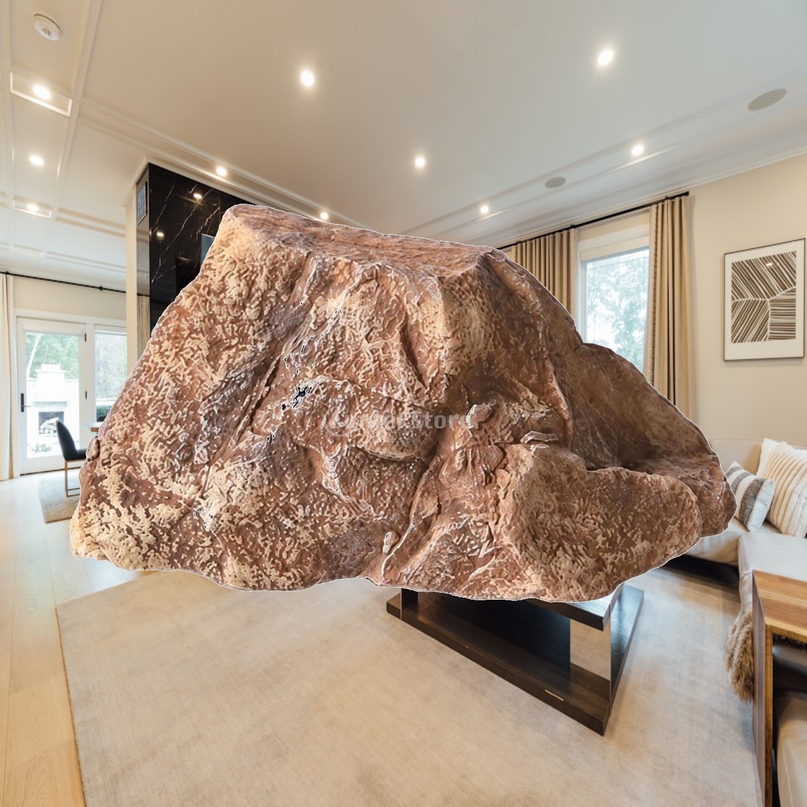 Aquarium Decor - Escultura Realista de Piedra Falsa de