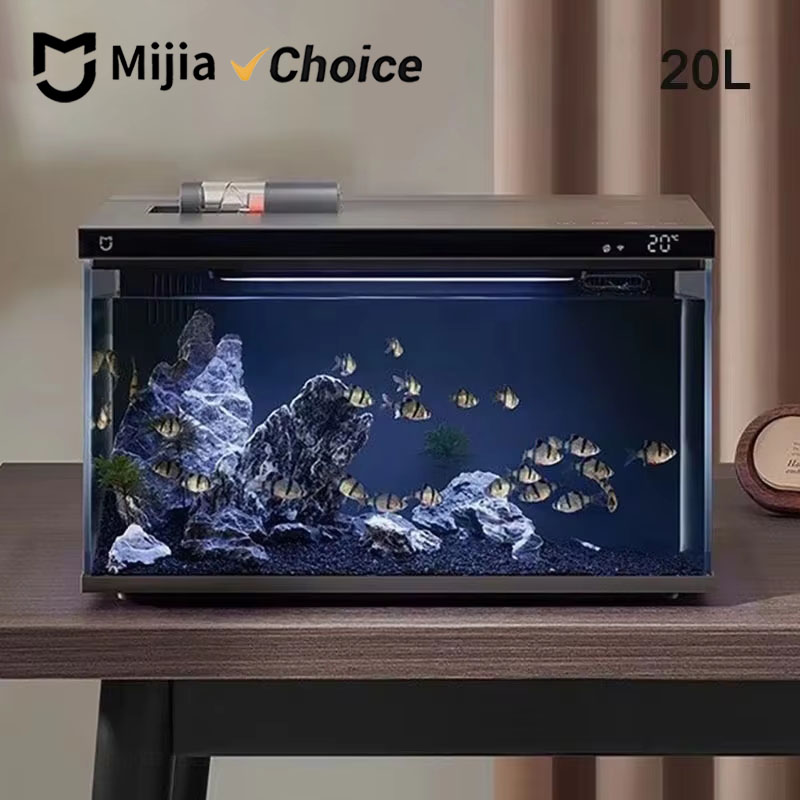 Xiaomi Aquarium Fish Tank - Pecera Inteligente Mijia MYG100, Funciona con
