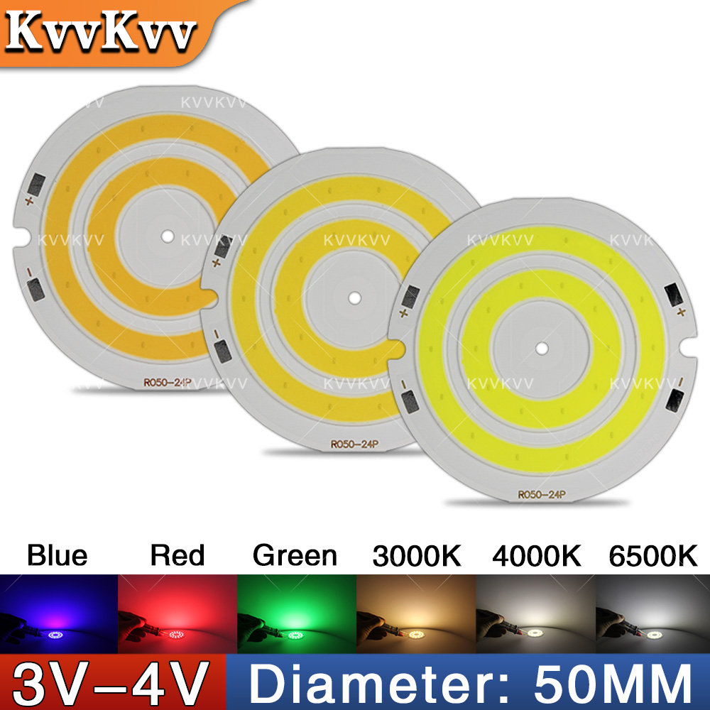 Aquarium Light - Piezas de lámpara LED COB redondas