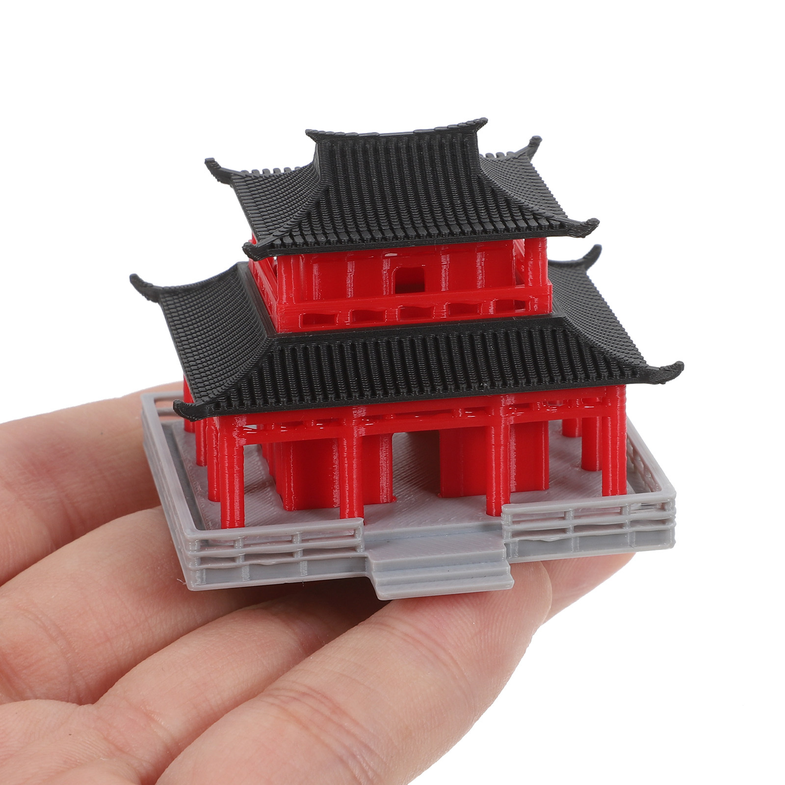 Pabellón chino antiguo negro y - Aquarium Fish Tank reseña y precio
