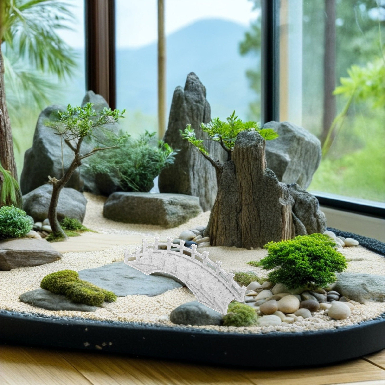 Ponte en miniatura para decora - Aquarium Decor reseña y precio