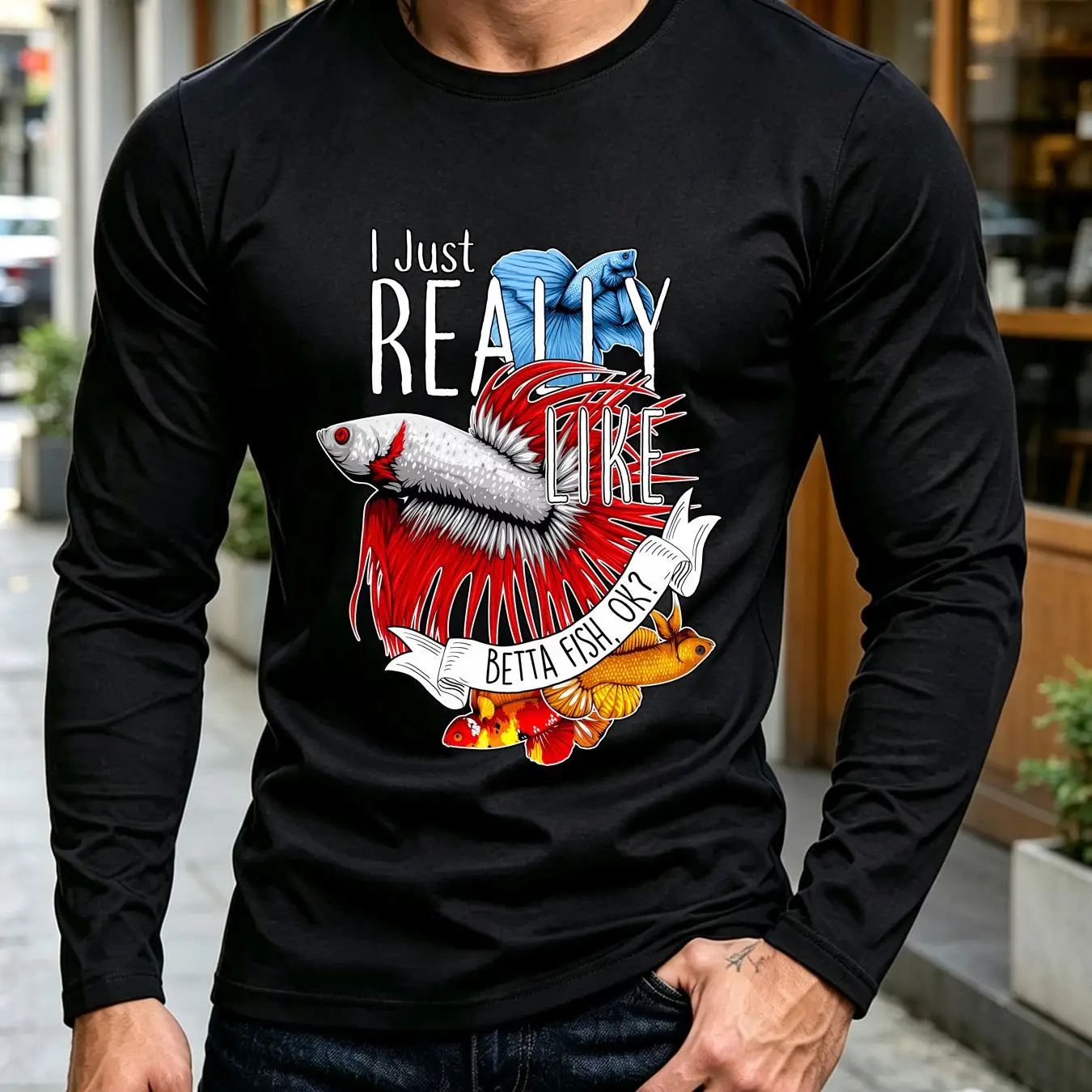Camiseta lavada con diseño de  - Aquarium Fish Keeping reseña y precio