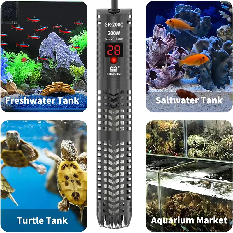 Calentador sumergible para acu - Fish Tank Heater reseña y precio