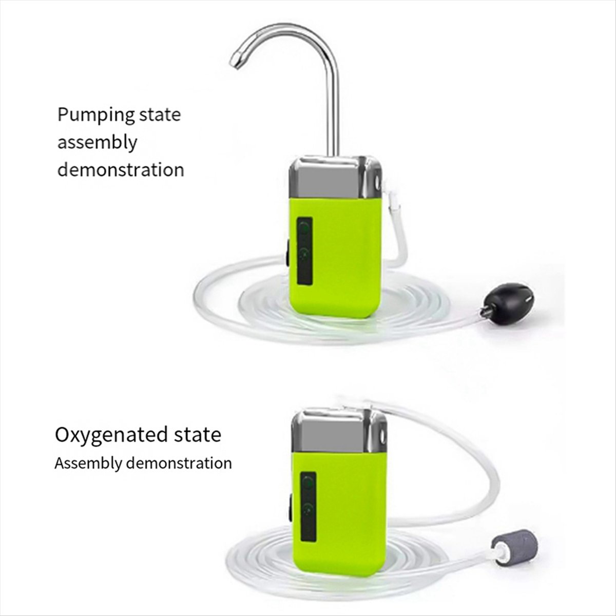 Bomba de Agua y Oxígeno para P - Aquarium Pump reseña y precio