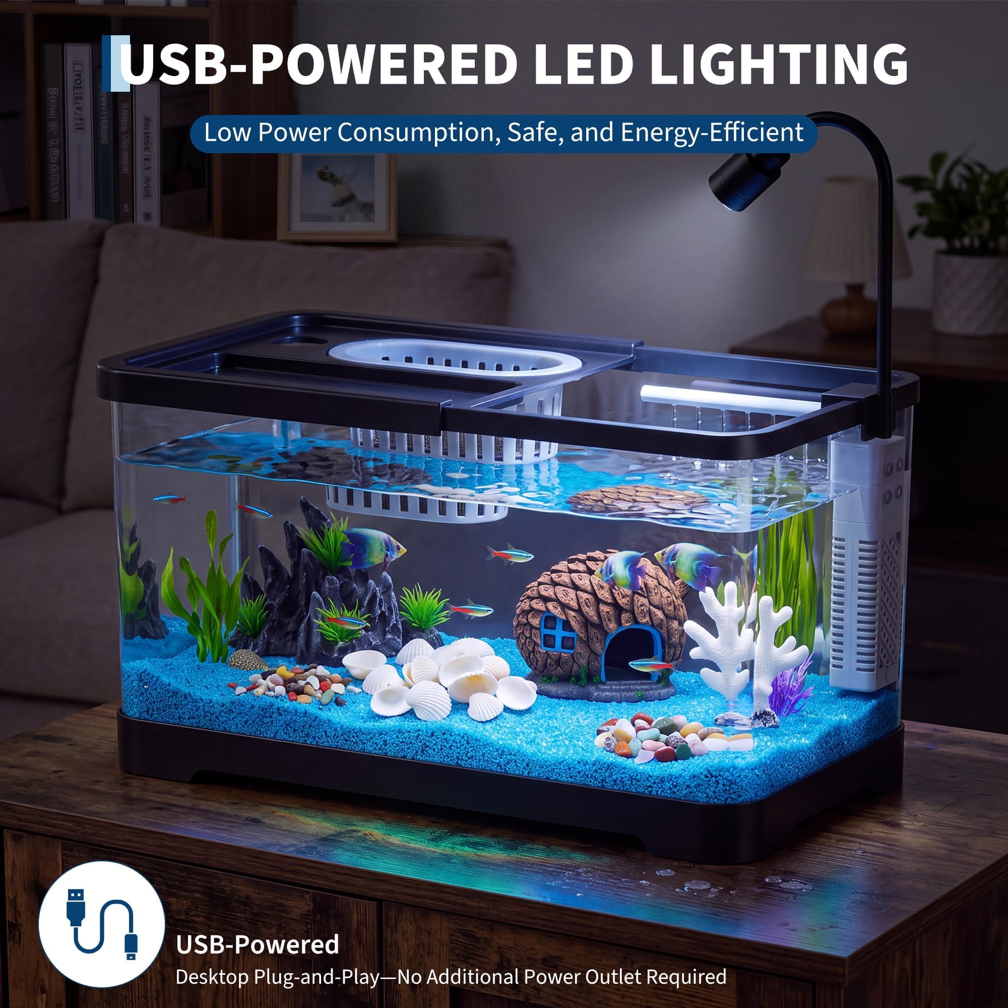 Kit de Inicio para Pecera con  - Aquarium Fish Betta reseña y precio