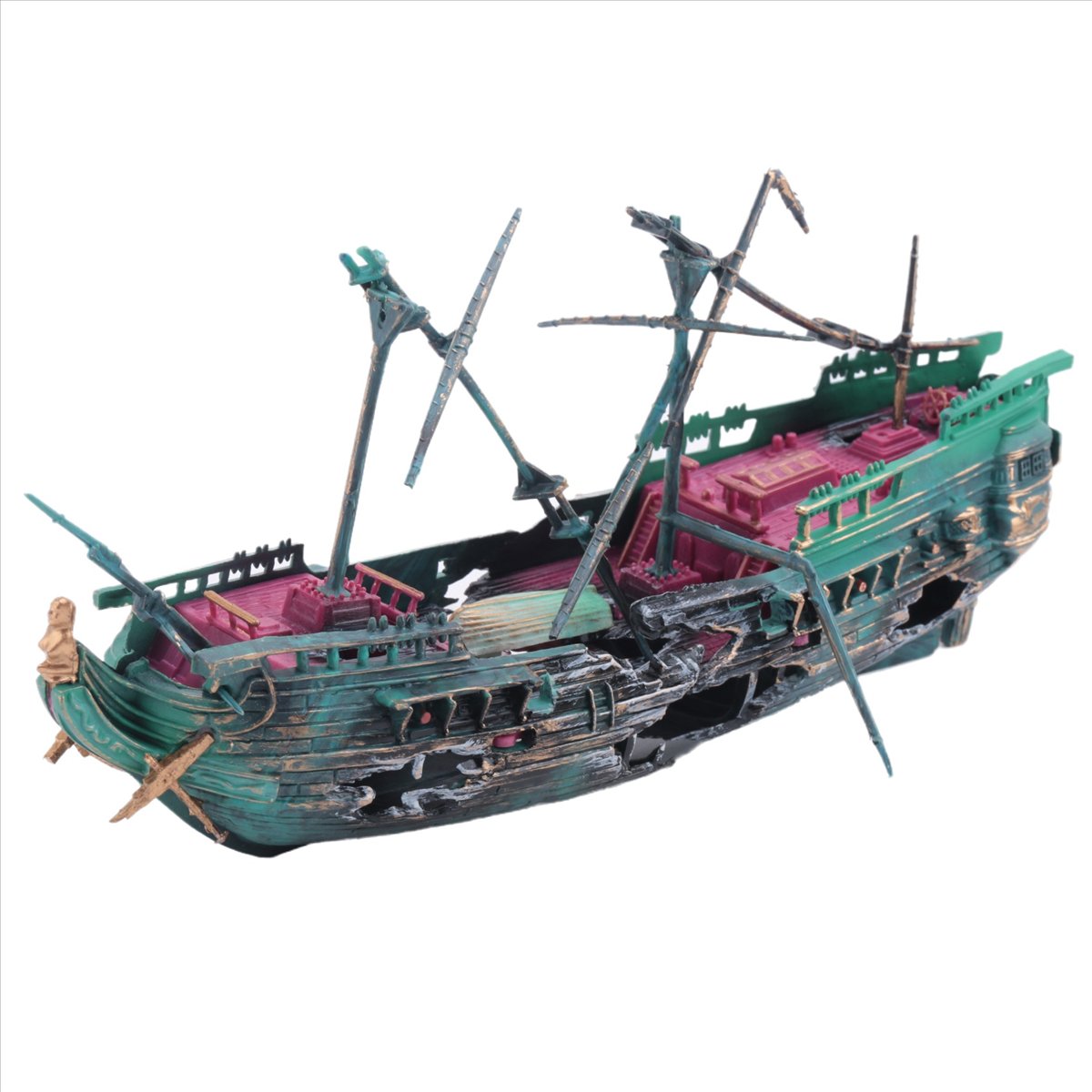 【ABFS】Juego de barcos de plást - Aquarium Decor reseña y precio