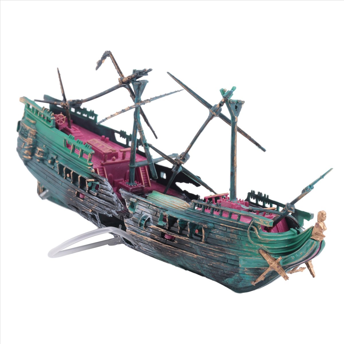 【ABFS】Juego de barcos de plást - Aquarium Decor reseña y precio