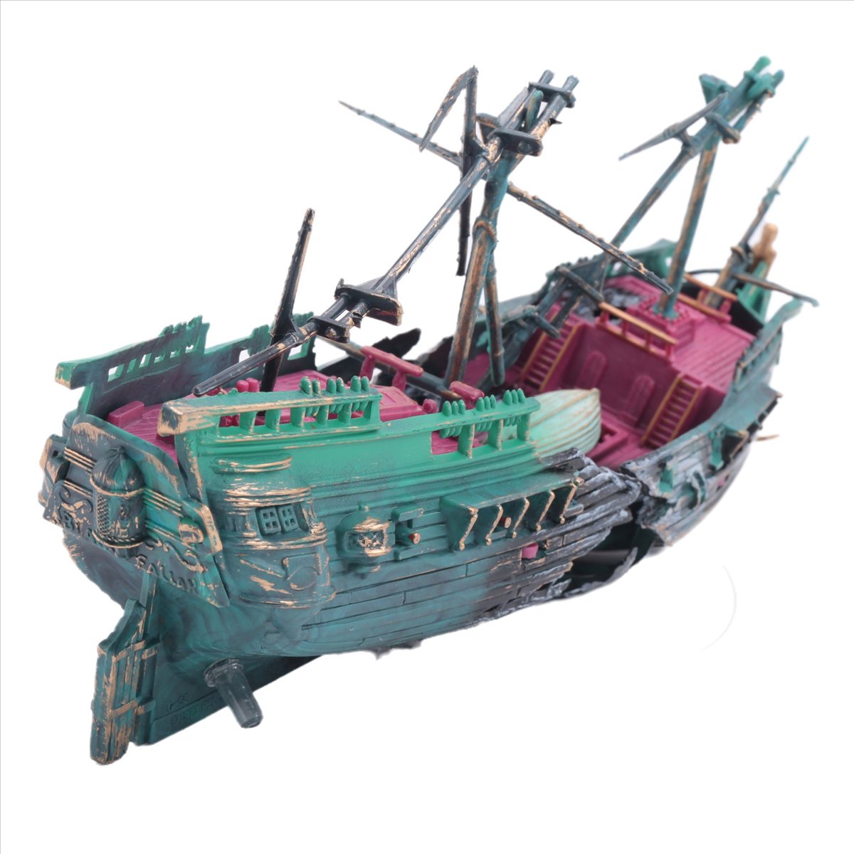 【ABFS】Juego de barcos de plást - Aquarium Decor reseña y precio