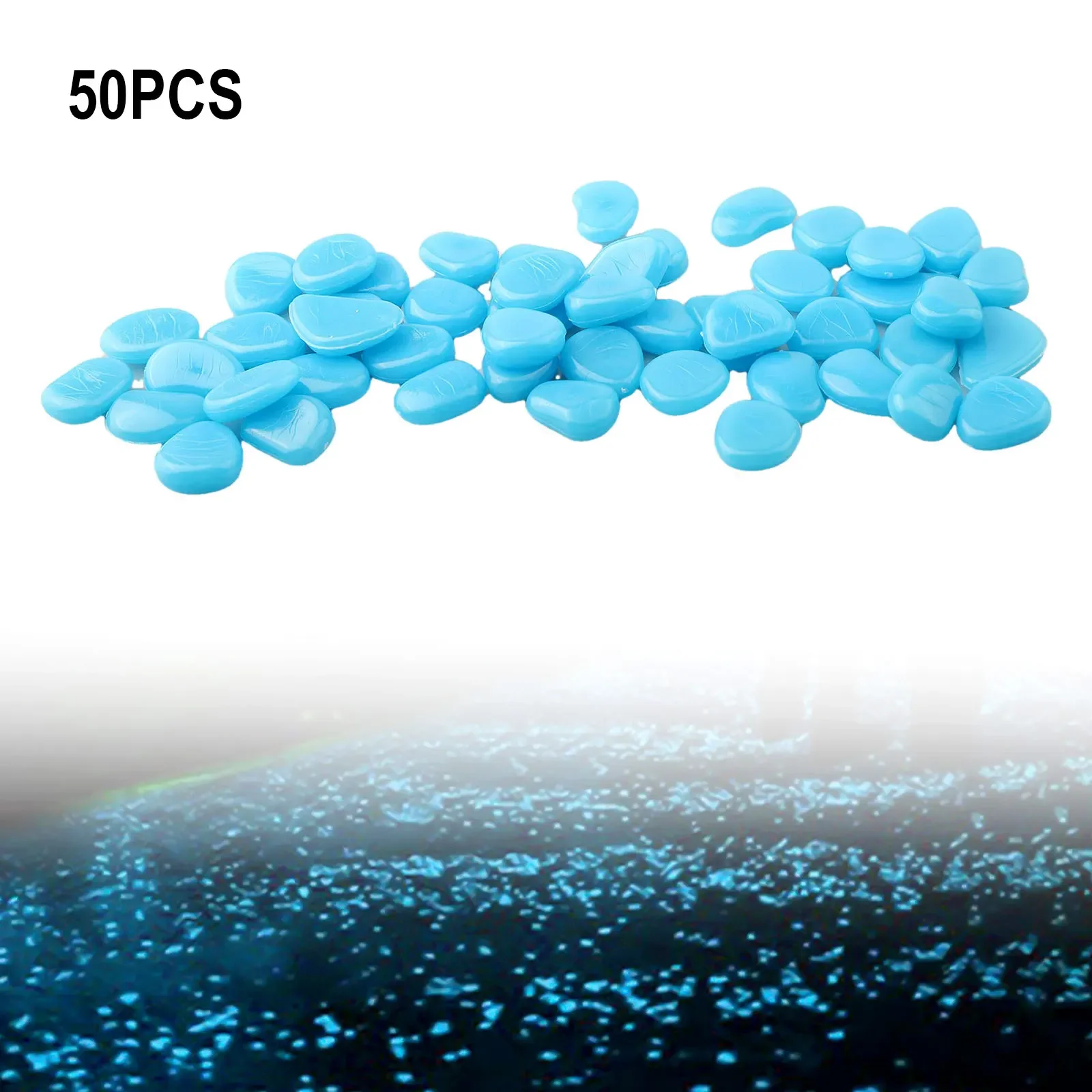 50 unids/set guijarros que bri - Fish Aquarium Home reseña y precio