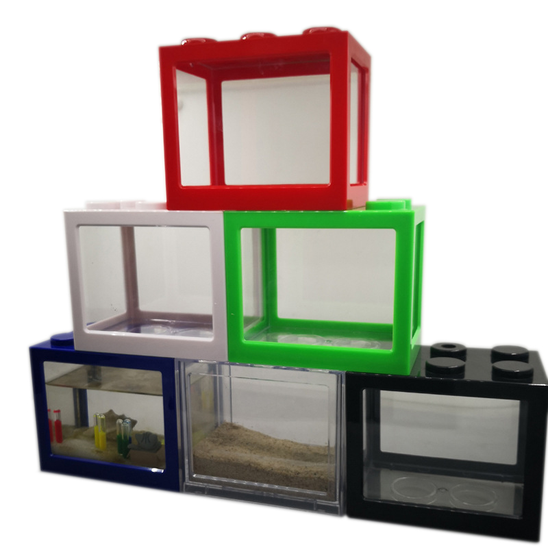 Mini Acuario de 7 Colores para - Betta Fish Tank reseña y precio