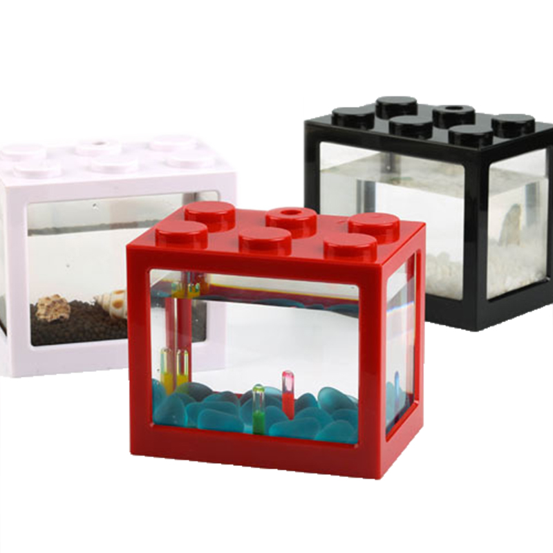 Mini Acuario de 7 Colores para - Betta Fish Tank reseña y precio