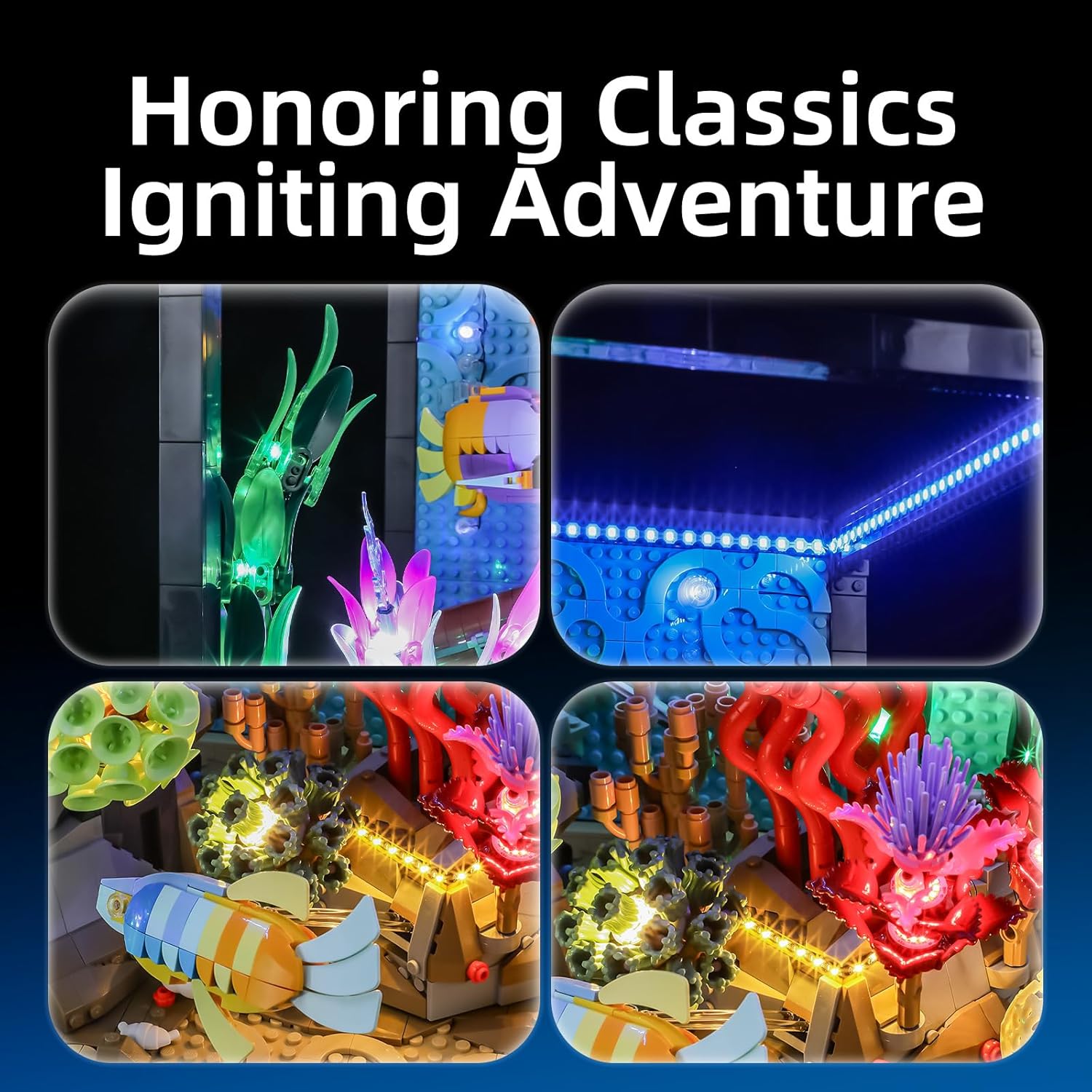Luz LED Hprosper para lego 103 - Aquarium Light reseña y precio