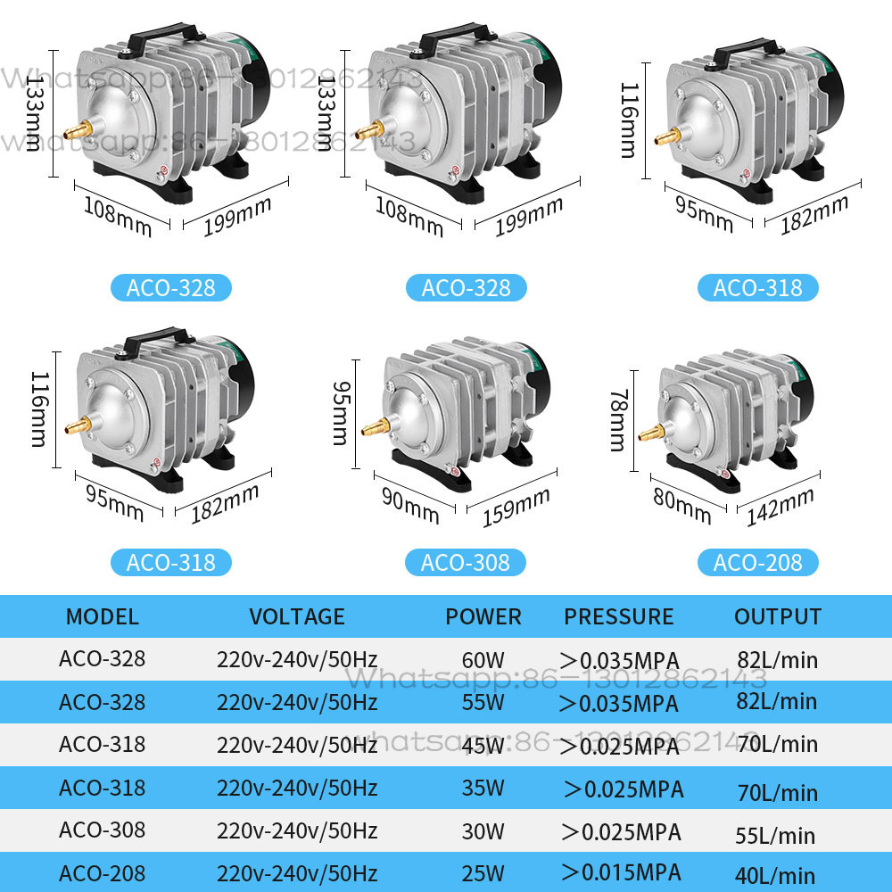 Bomba de oxígeno para pecera,  - Aquarium Pump reseña y precio