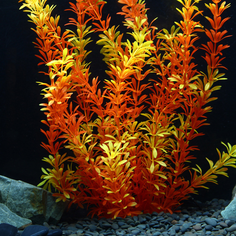 Plantas Tropicales Artificiale - Fish Aquarium Home reseña y precio