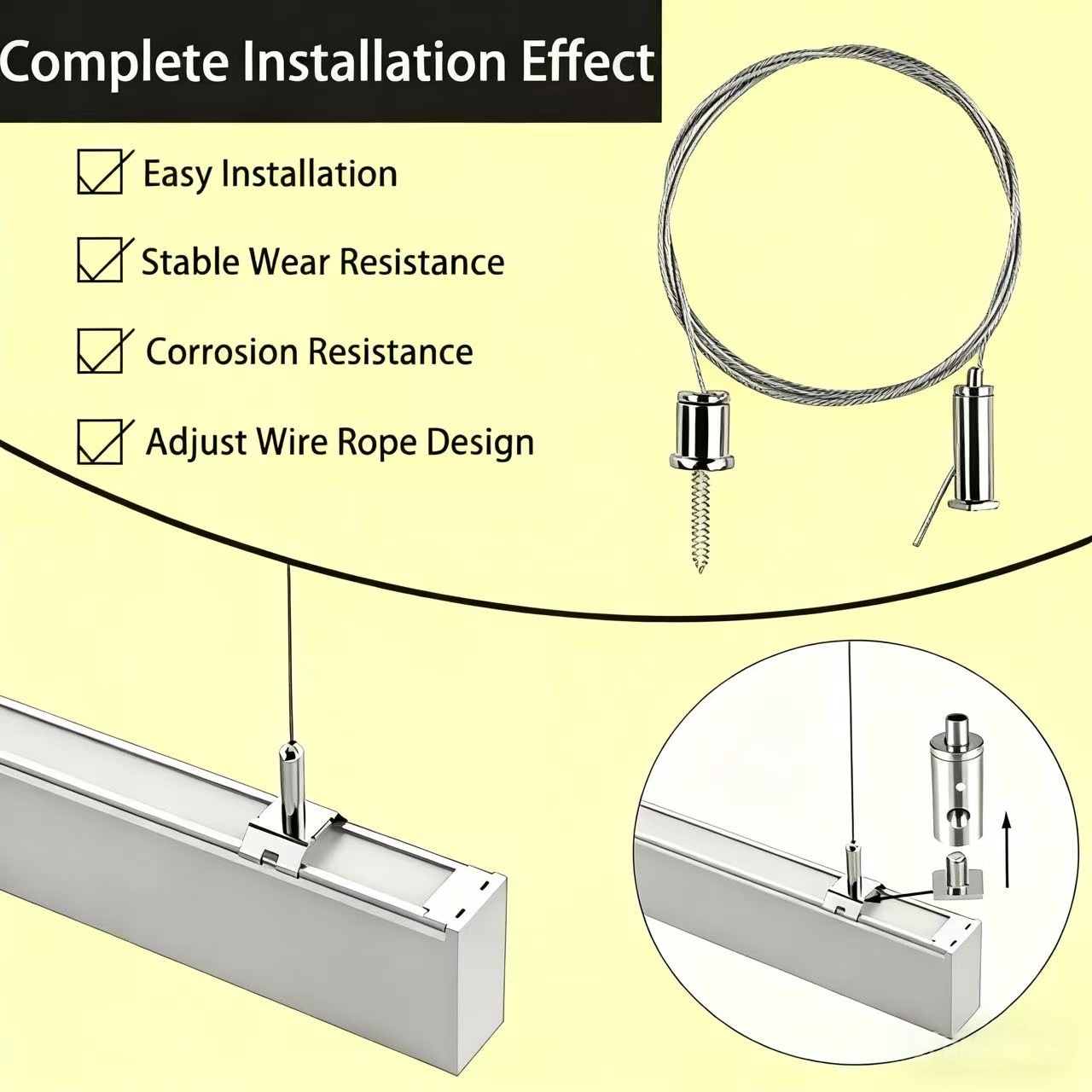 Kit de sistema de suspensión d - Aquarium Light reseña y precio