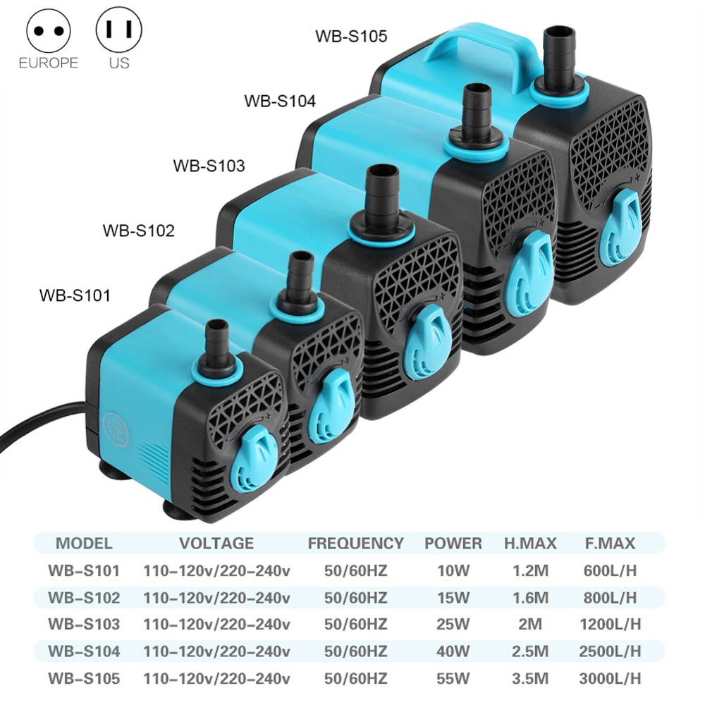 Filtro de bomba de agua sumerg - Fish Tank Filter reseña y precio
