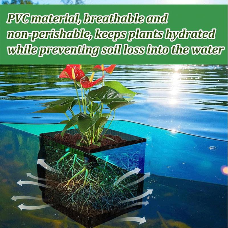 4 Cestas de malla negras para  - Aquarium Plants reseña y precio
