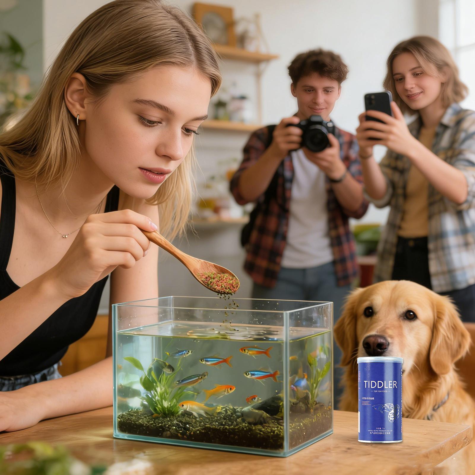 Alimento para Peces de Acuario - Betta Fish Tank reseña y precio
