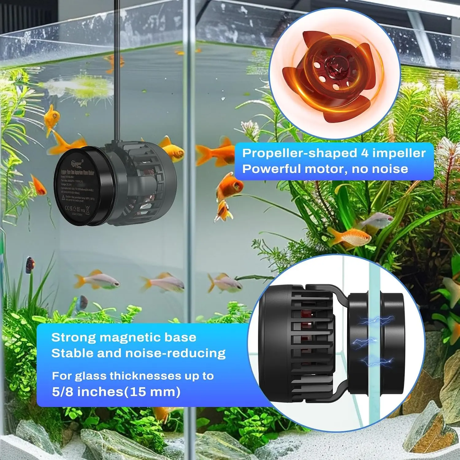 Generador de Ondas Potente DC  - Aquarium Pump reseña y precio