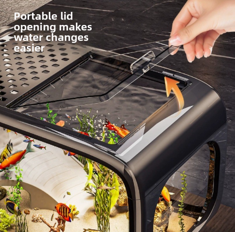 Acuario Ecológico Transparente - Fish Aquarium Home reseña y precio