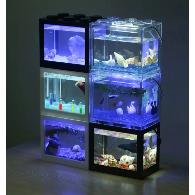 Mini lámpara LED USB de escrit - Betta Fish Tank reseña y precio