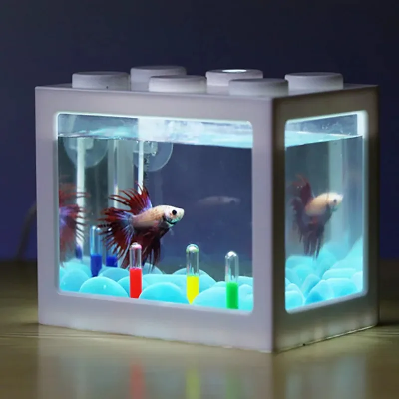 Mini lámpara LED USB de escrit - Betta Fish Tank reseña y precio