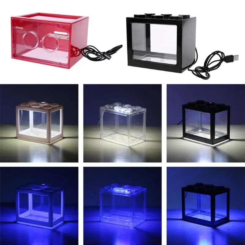 Mini lámpara LED USB de escrit - Betta Fish Tank reseña y precio